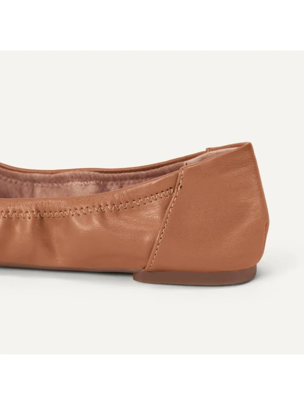 Amazon Essentials Women's Camel Synthetic Comfortable Slip On Casual Ballet Flat